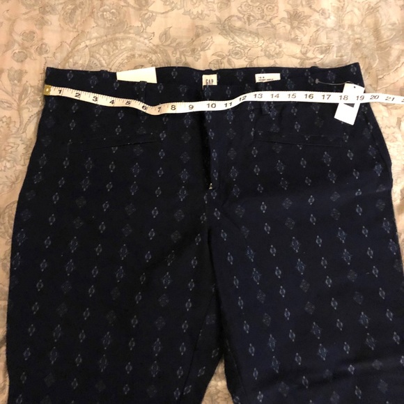 Gap Skinny Ankle Mid Rise Blue Pants - Picture 5 of 7